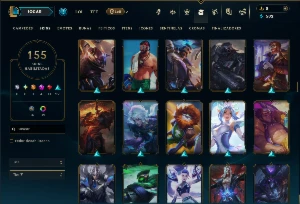 Diamante 3 com 140 Champs e 155 Skins ( MAIN JG ) - League of Legends LOL