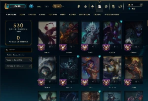 Diamante 3 com 140 Champs e 155 Skins ( MAIN JG ) - League of Legends LOL
