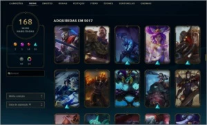 Conta League of Legends NV215 LOL
