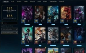 Vendo conta do LOL gold 3 102 skins com Kog'maw Hextec - League of Legends