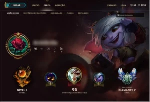 Conta League of Legends Diamante LOL