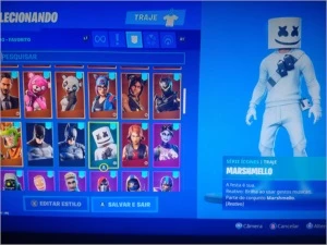 Conta Fortnite +100 Skins compradas + salve o mundo!