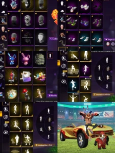 Conta Free Fire Top Itens Raros (Naruto, Jjk) | Passes Antig
