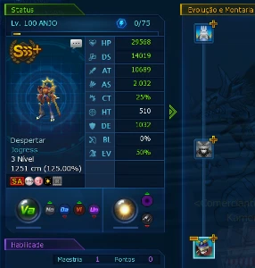 Conta Jumper Starter Dmo 2 Sss+ LADMO - Digimon Masters Online