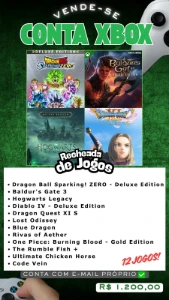 Conta Xbox Com Varios Deluxes - Outros