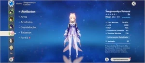 Trio Arconte (Shogun + Venti + Zhongli) + outros 5 estrelas - Genshin Impact