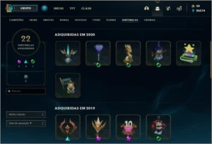 Conta valorant e lol - League of Legends
