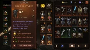 Cruzado Diablo Immortal - Ressonância: 1050 / TC: 6888