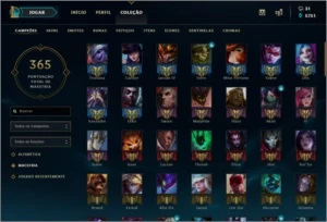 Vendo: Conta Platina IV (Últimas 3 temporadas diamante) - League of Legends LOL