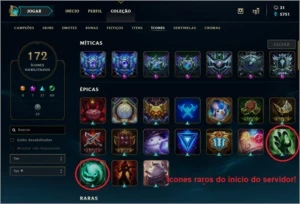 Vendo: Conta Platina IV (Últimas 3 temporadas diamante) - League of Legends LOL
