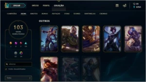 Vendo: Conta Platina IV (Últimas 3 temporadas diamante) - League of Legends LOL