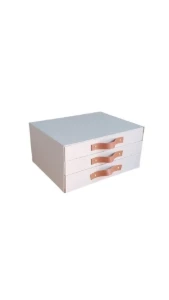 Gaveteiro para Joias e Bijuterias de 3 Gavetas - Artesanato e Personalizados