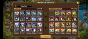 conta summoners war no servidor global com 64 nat5 e 190 6*