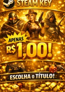 🔥Steam Key por apenas R$ 1,00 PODENDO ESCOLHER! 🔥