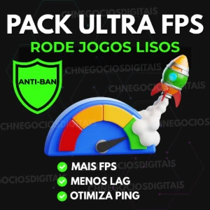 ⚡ Pack Otimizador PC Gamer 2026: Mais FPS e Menos Lag