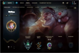 Conta lol Platina 3 - League of Legends