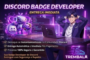 Discord Developer Badge + Brinde - Entrega Automática🟣