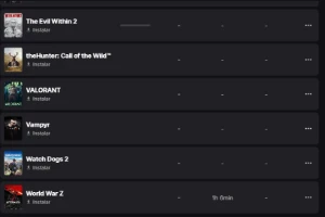 Conta Epic games com diversos jogos