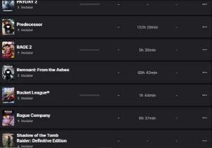Conta Epic games com diversos jogos