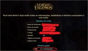 Conta League of Legends Unranked, 231 skins, 67 Legado, 4Ult LOL