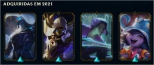CONTA D1 DROPADA INATIVIDADE DO MASTER SÓ SKIN BOA - League of Legends LOL