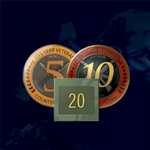 medalhas 5 e 10 anos cs2 / csgo ano 2003 até 2010 - Counter Strike