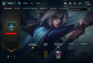 Conta gold lol season 12 com seju vitoriosa - League of Legends