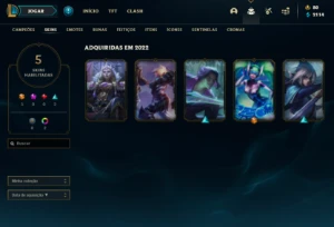 Conta gold lol season 12 com seju vitoriosa - League of Legends