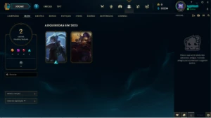 Conta Lol Ferro 4 - Skins Kayn, Jax E Xayah - League of Legends