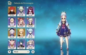 Conta ayaka+xiao C1+yae miko+venti C1+baal+hutao mais 9 5* - Genshin Impact