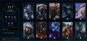 Conta TOP - League of Legends LOL