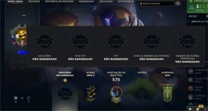 Conta TOP - League of Legends LOL