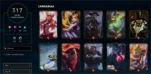 Conta TOP - League of Legends LOL