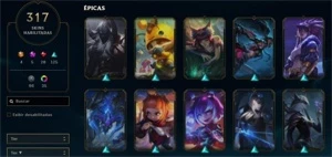 Conta TOP - League of Legends LOL
