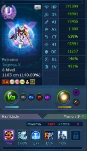 Conta High End La Omega - Digimon Masters Online DMO