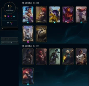 Conta League of Legends Mestre LOL