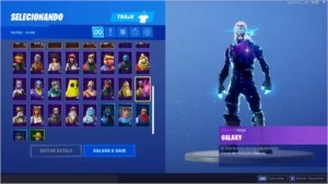CONTA COM SKIN DO GALAXY + IKONIK E VARIAS OUTRAS BARATA - Fortnite
