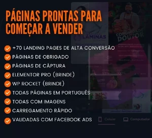 Paginas De Vendas Premium Prontas + Elementor Pro 2024 - Others