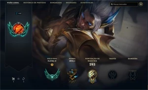 CONTA LEAGUE OF LEGENDS + VALORANT LOL