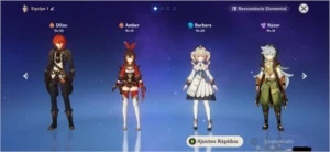 Conta F2P genshin Impact AR26 DILUC+RAZOR