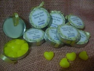 Latinha com mini corações - Artesanato e Personalizados