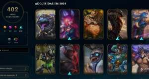 vendo conta no lol 402 skins - League of Legends