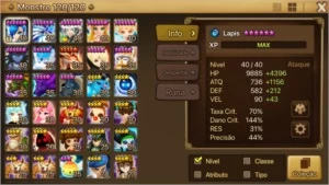 Conta Full early com Valantis LD - Summoners War