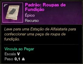 Padrão roupas de fundição New world