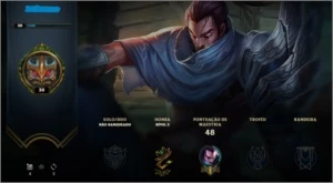 Conta Level 27-30 | E-mail não verificado | Unranked - League of Legends LOL