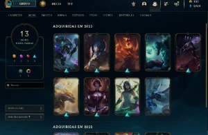 Conta league of legends Diamante 4 LOL