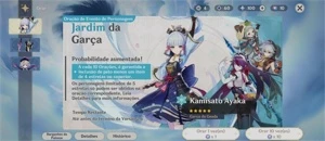 Conta de Genshin impact (Diluic+Qiqi+Keqing+Banner garantido