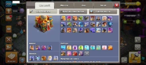 Clash of Clans CV 16 Semi FULL + CLÃ LEVEL 21