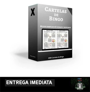 2500 Cartelas De Bingo - Gerar E Imprimir - Outros