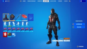 Conta com Cavaleiro Negro, Skins Raras, Danças Raras e ma - Fortnite